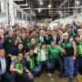 Rodeado de trabajadores del SMATA, Massa también marcó su apuesta por el crecimiento de la industria automotriz
