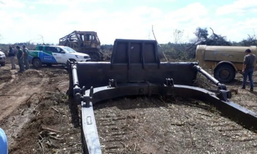Chaco: secuestran seis topadoras en 48 horas por desmontes