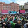El Presidente le tomó juramento a las tres nuevas ministras y celebró la presencia del triunvirato cegestista: «Todos unidos porque la Argentina lo necesita»
