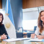 Kelly Olmos y Victoria Tolosa Paz buscan «incentivar el trabajo formal»