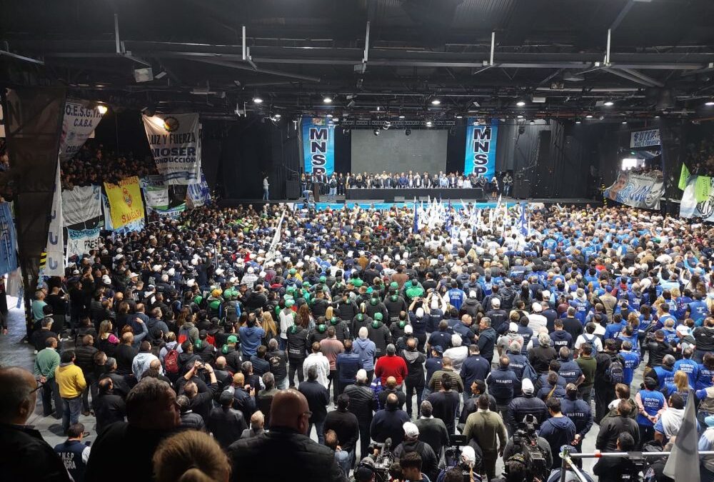 El acto de los «Gordos» e Independientes de la CGT abrió con fuertes reclamos por la falta de participación electoral del movimiento obrero