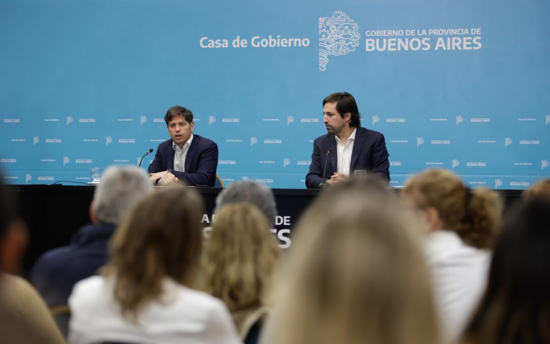 Kicillof moderniza el régimen de residencias y afianza lazos con el gremio de los médicos