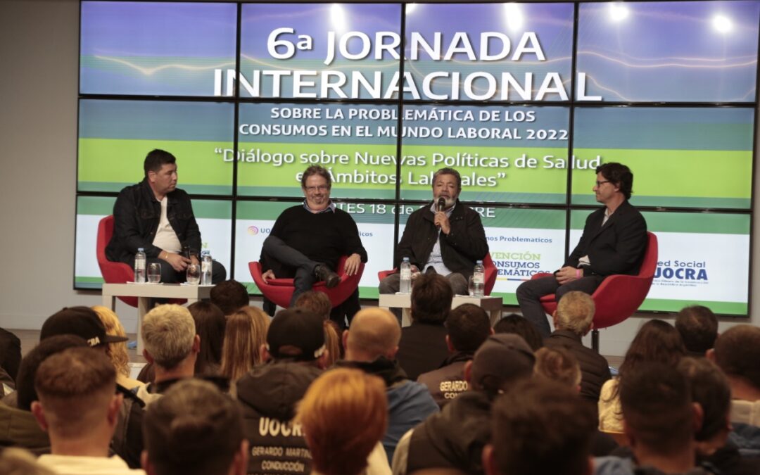Gremios profundizan debates sobre consumos problemáticos en el ámbito laboral