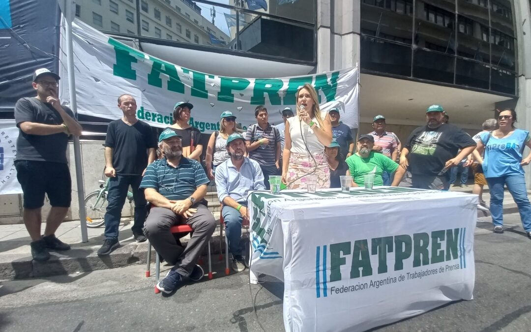 Paro nacional de los trabajadores de prensa por salarios debajo de la pobreza