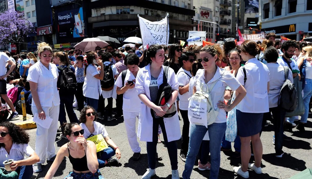 Mañana habrá en CABA paro general y movilización de trabajadores de salud, residentes y concurrentes