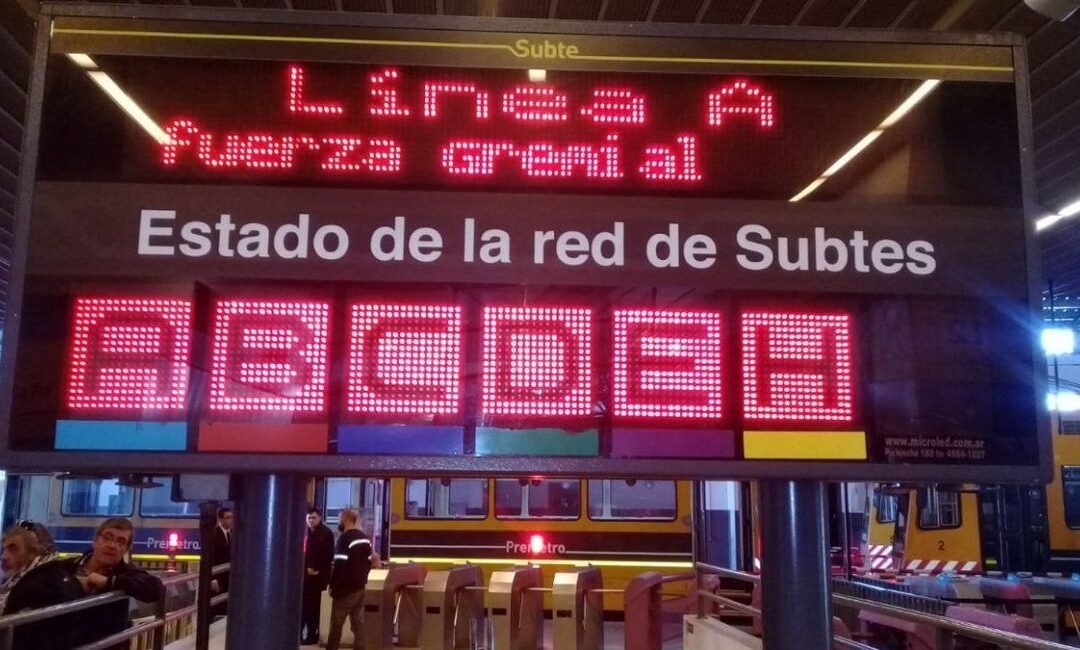 Metrodelegados anuncian medidas de fuerza por rechazo a pedido de reducción de semana laboral para tener dos francos semanales