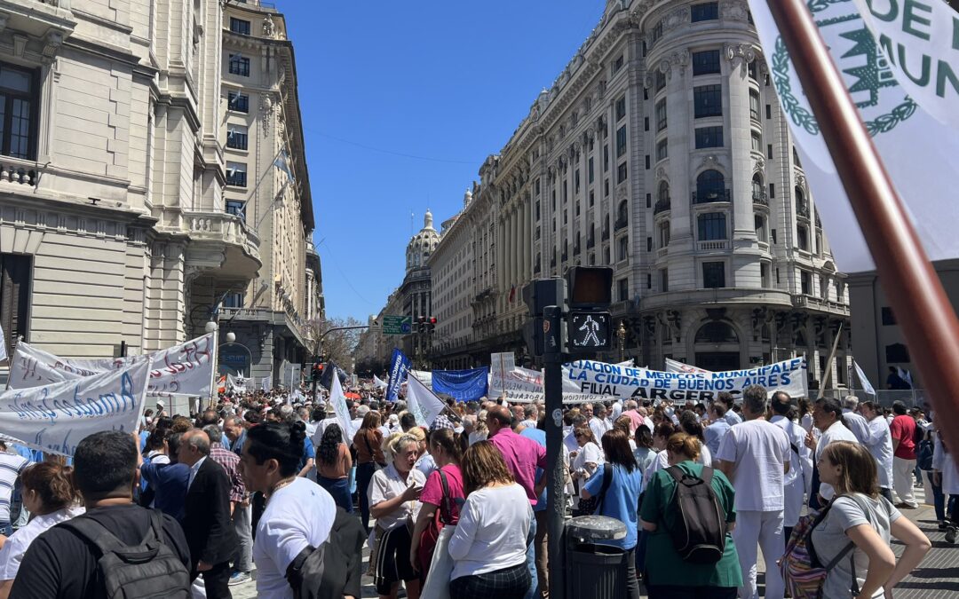 Trabajadores de la salud continúan con las protestas y piden respuestas al ejecutivo porteño