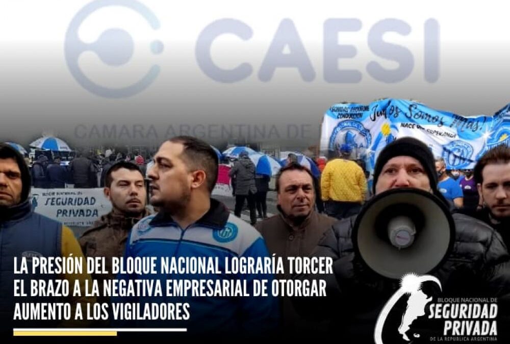 La presión del Bloque Nacional lograría torcer el brazo a la negativa empresarial de otorgar aumento a los vigiladores