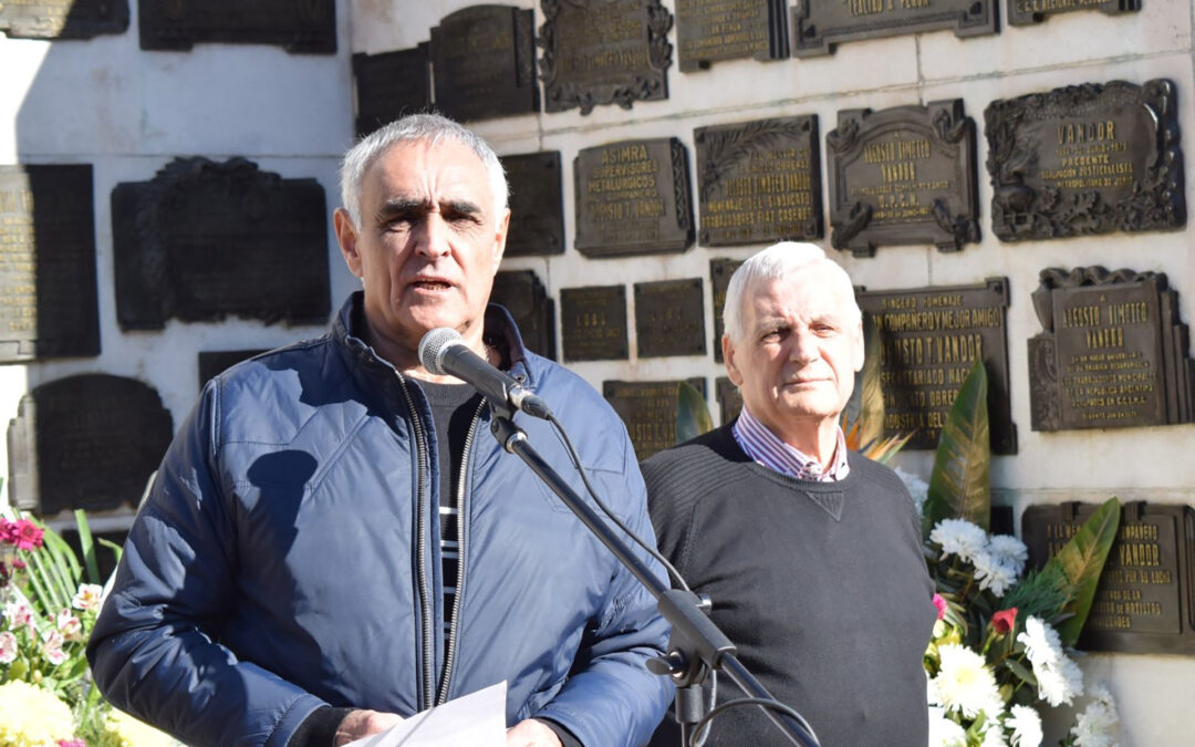 Se resquebraja el tándem de conducción de la UOM Capital por la participación de Antonio Caló en el acto de CFK