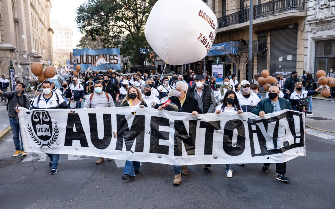 Judiciales anunciaron nuevas medidas de fuerza por la demora en la recomposición salarial