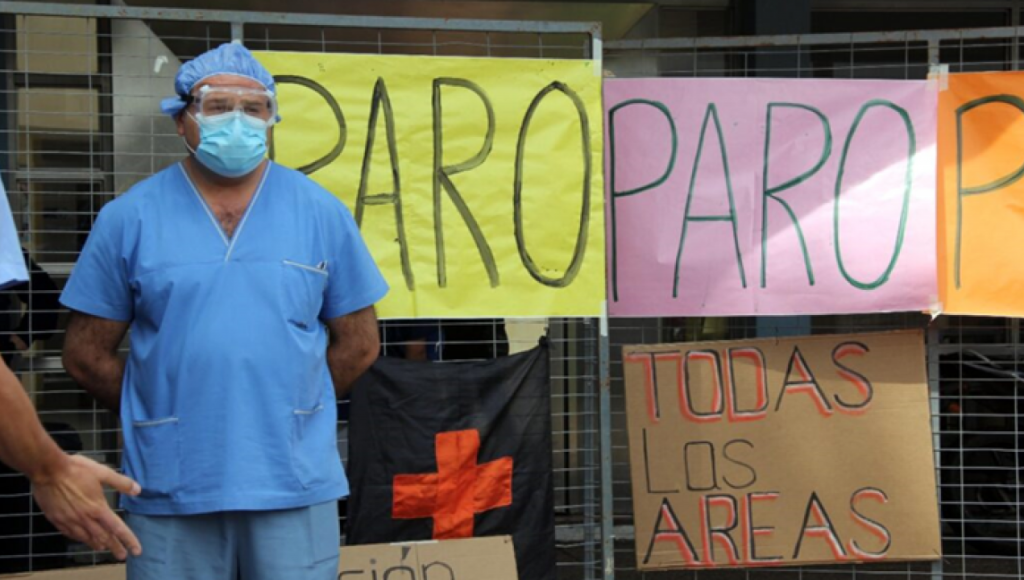 LA FLAMANTE FEDERACIÓN MÉDICA FESINTRAS REALIZA SU PRIMER PARO EN RECLAMO DE MEJORAS SALARIALES