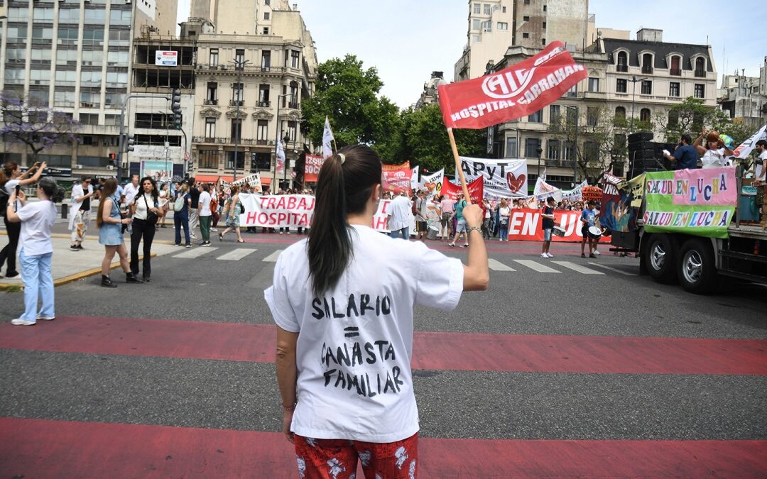 Jornada de paro nacional y varias movilizaciones de los profesionales de la salud