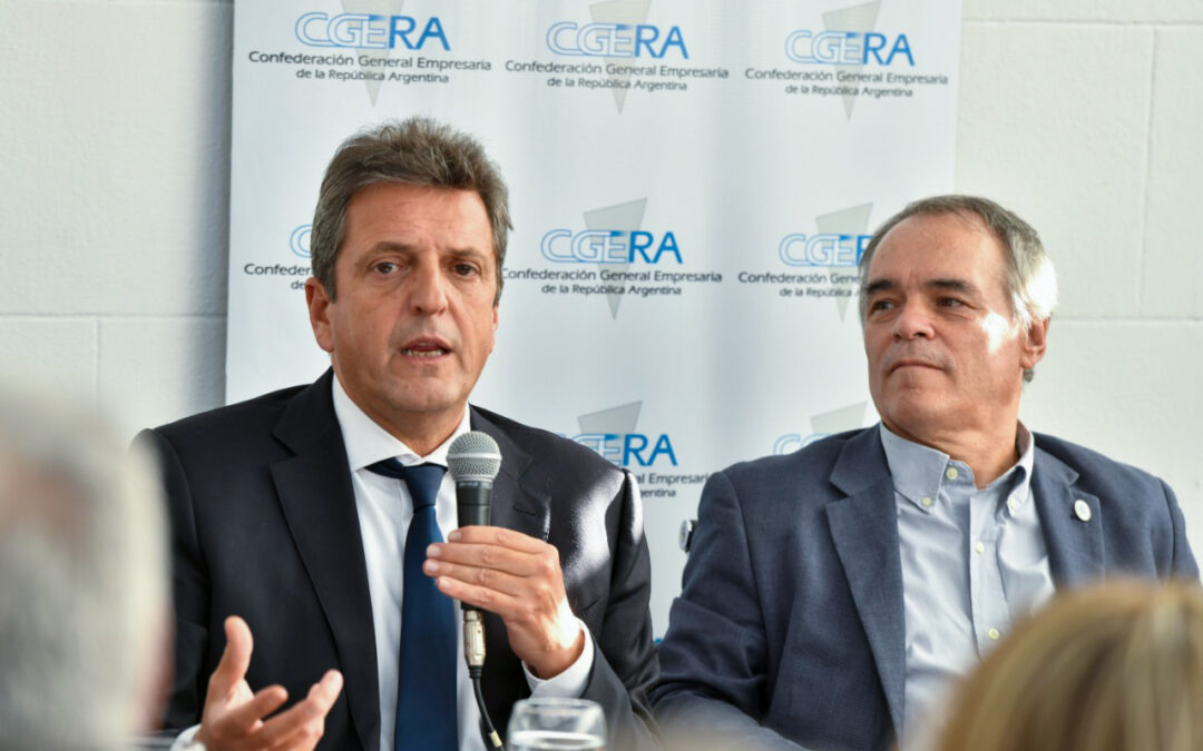 Massa le prometió a las Pymes que a ninguna empresa que produce y genera trabajo, le faltarán dólares