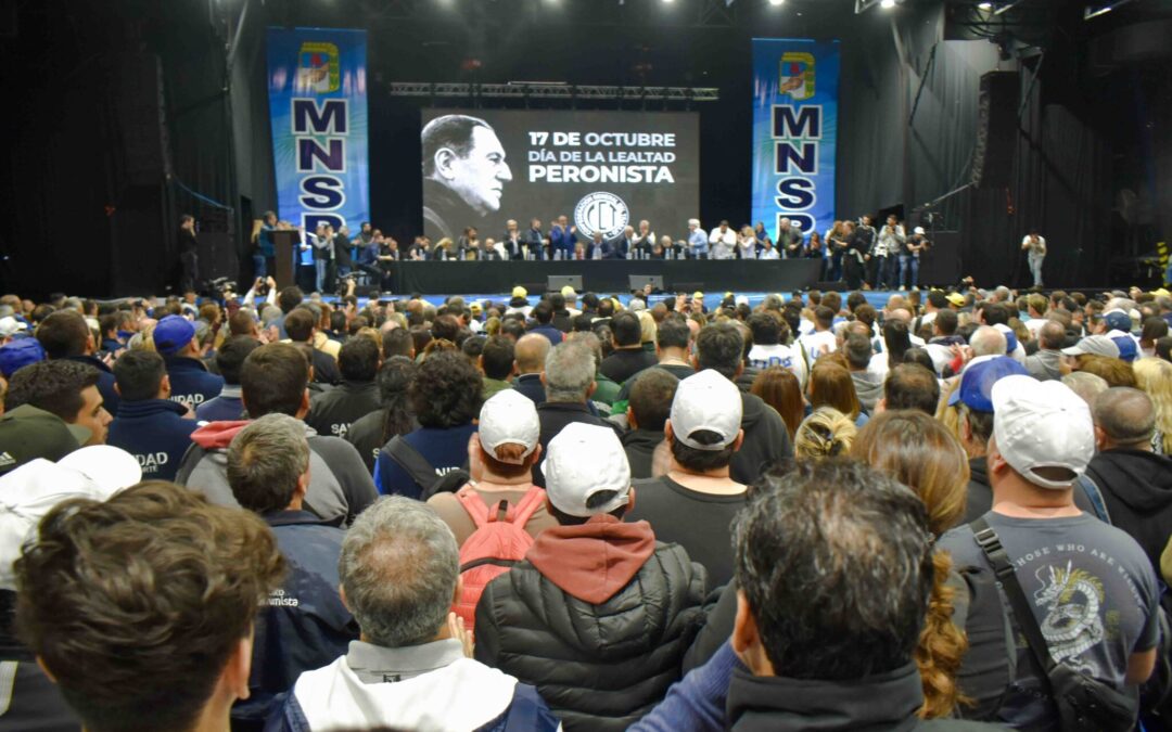 El escenario gremial con color político