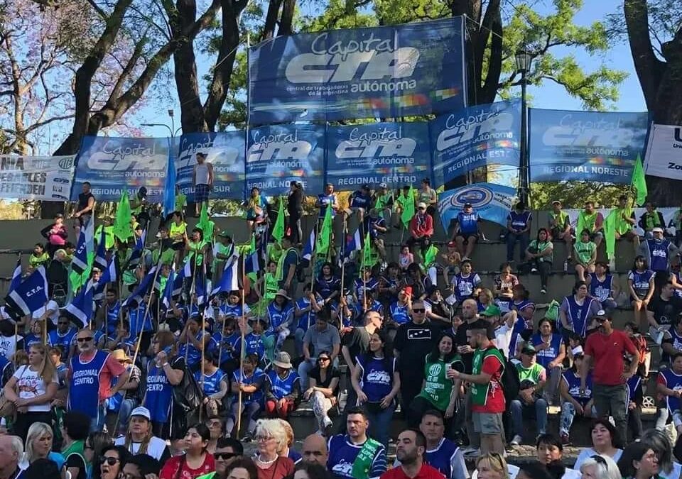 #AHORA La CTA Autónoma anunció una Jornada Nacional de Lucha para reclamar un aumento de emergencia y la implementación del salario básico universal
