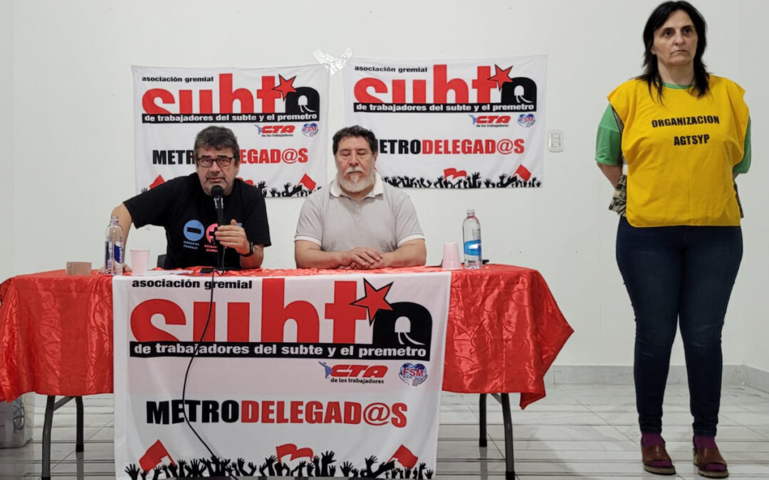 Aunque el trotskismo hizo una muy buena elección, el binomio «Beto» Pianelli – Néstor Segovia continuará al frente de los Metrodelegados hasta 2027