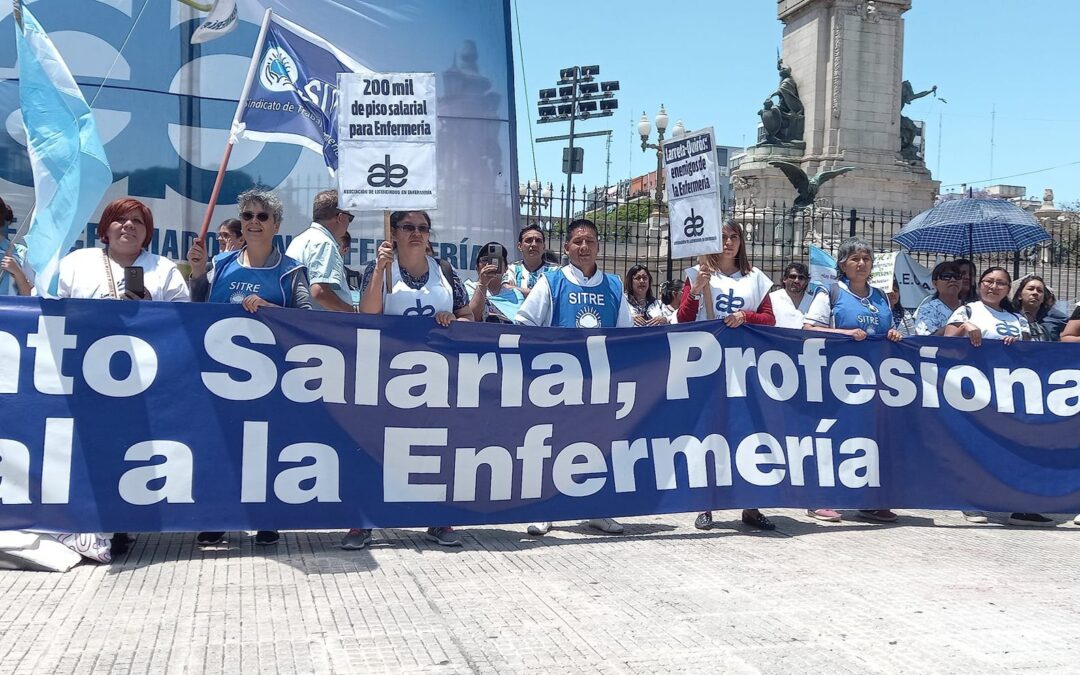 Trabajadores de Enfermería definieron convocar a un paro general en Capital Federal