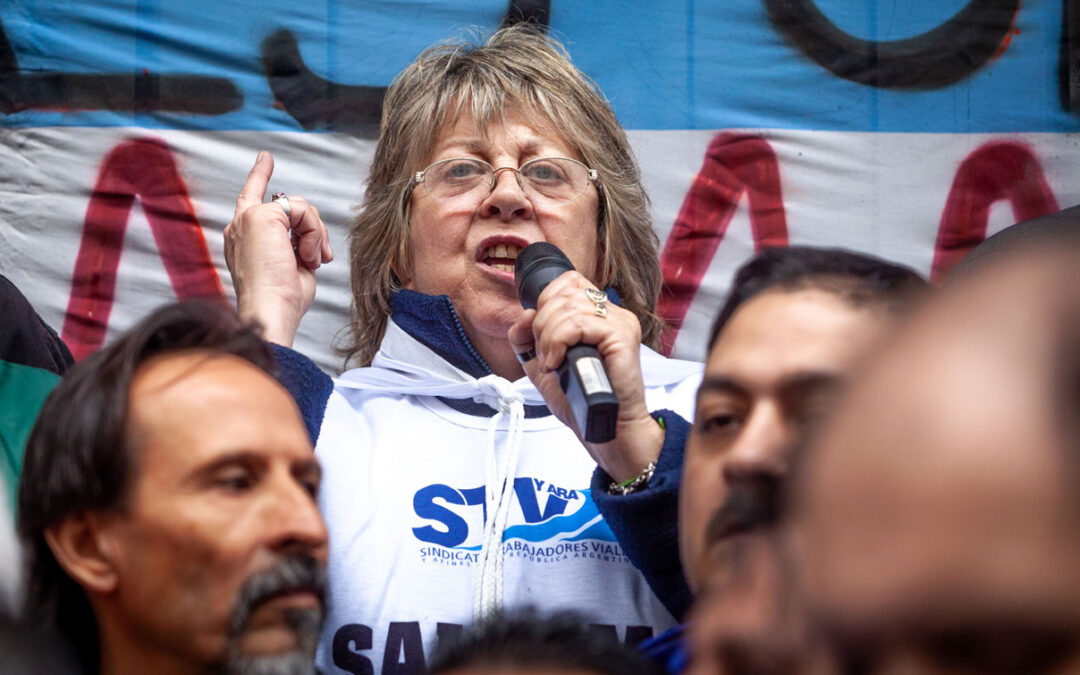 EMPLEADOS DE VIALIDAD SE MOVILIZAN CONTRA “LA PERSECUCIÓN JUDICIAL Y EL INTENTO DE PRESCRIPCIÓN” DE CFK 05. 12. 2022