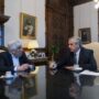 Hugo Moyano con Alberto Fernández; un diálogo que crece y baja tensiones
