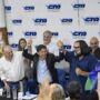 Baradel asumió un nuevo mandato en la CTA bonaerense acompañado del gobernador Kicillof