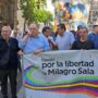 LAS DOS FRACCIONES DE LA CTA SE MOVILIZAN Y RECLAMAN POR LA LIBERACIÓN DE MILAGRO SALA