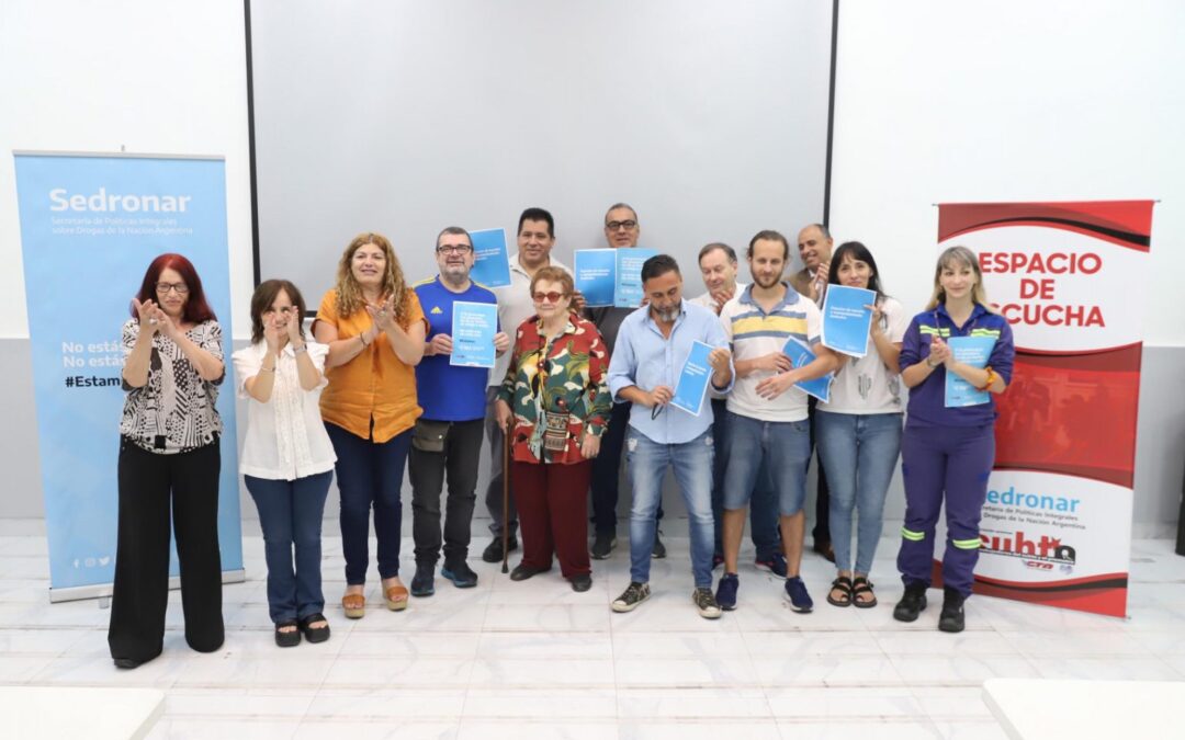Metrodelegados inaugura junto a Sedronar un espacio de escucha y atención de los consumos problemáticos