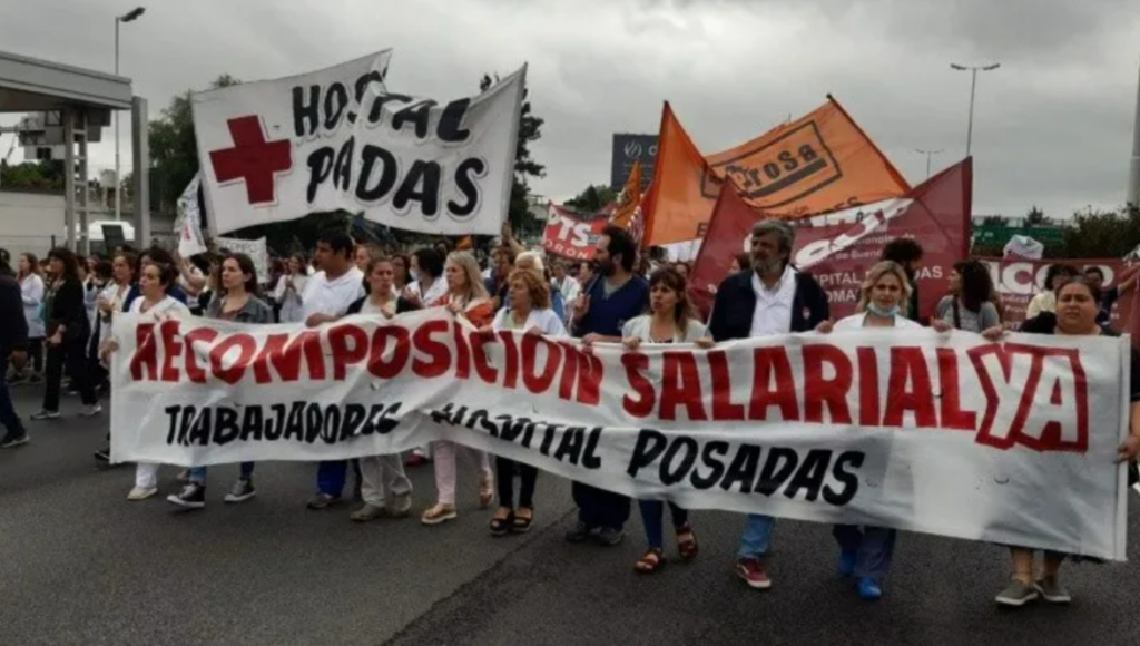 HOSPITAL POSADAS: COMO «NO SE CUMPLIERON LAS PROMESAS», LOS TRABAJADORES COMENZARON UN PARO