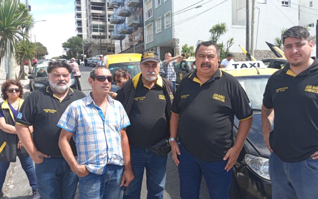 Ibarra bancó la movilización de taxistas y remiseros de Mar del Plata y advirtió por los 2500 puestos de trabajo en peligro a partir del ingreso de Cabify a la ciudad