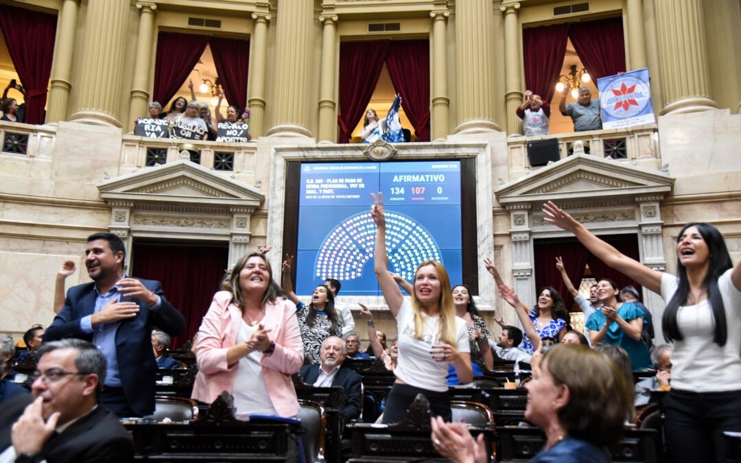 Cerca de 800 mil argentinos se beneficiarán con la sanción de la ley de Pago de Deuda Provisional