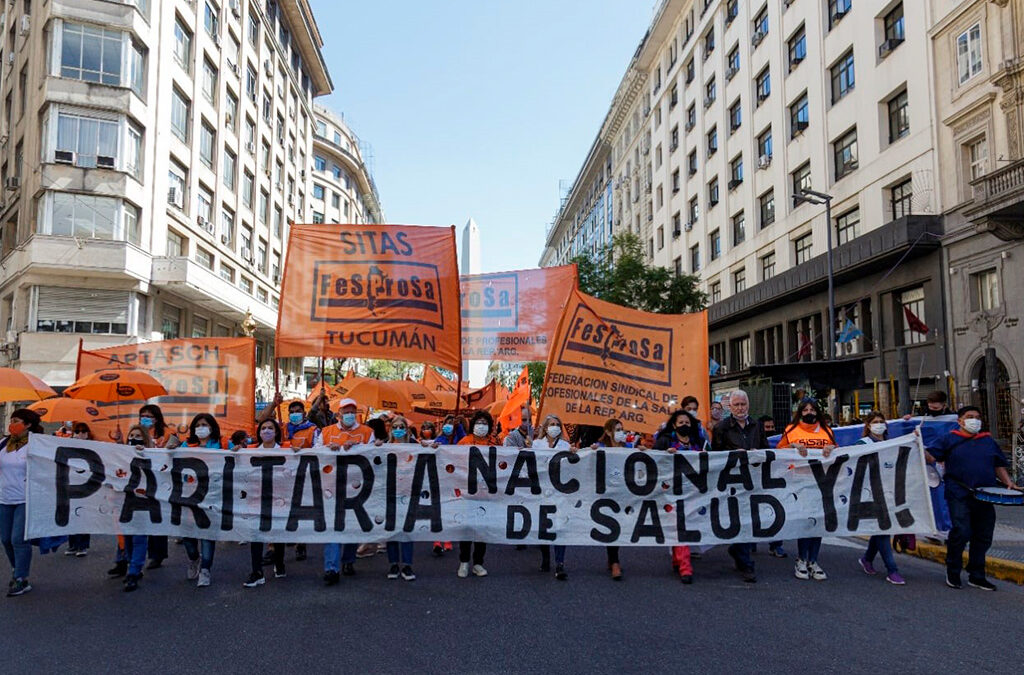 29 de marzo: Jornada Nacional de Lucha de Salud con paros y movilizaciones en todo el país