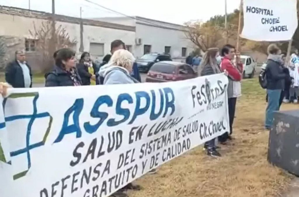 Trabajadores de Salud Pública de Río Negro anunciaron paro de 48 horas para esta semana