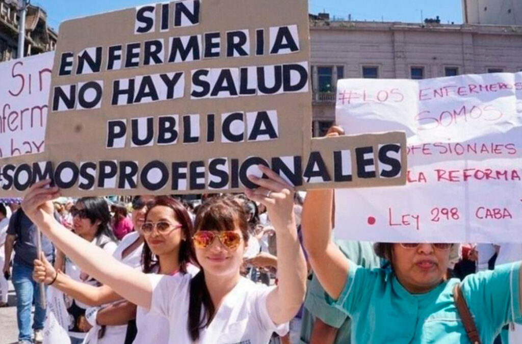 Habría nuevos paros indeterminado en la enfermería porteña por «discriminación salarial»