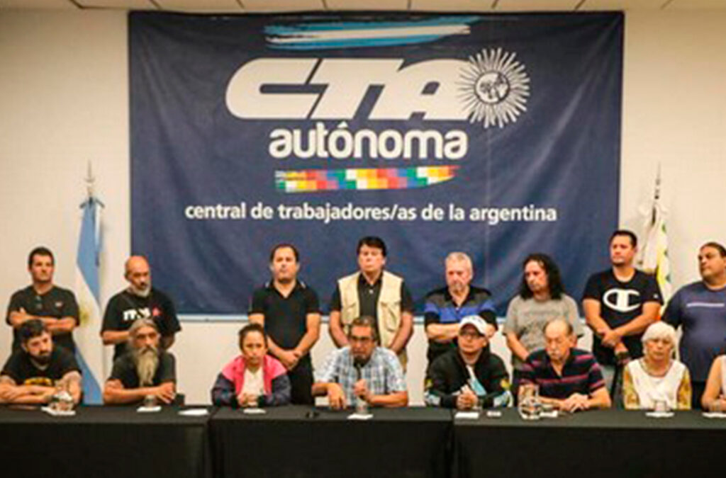 La CTA Autónoma convoca a una jornada de paros y movilizaciones