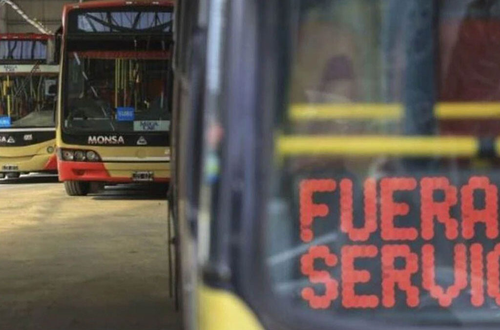 Paro de colectivos: tiene fecha la suspensión de servicios mientras se tensionan las negociaciones