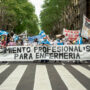 Paro total de enfermeros en Capital: Presenciarán la audiencia por el pase a la carrera profesional