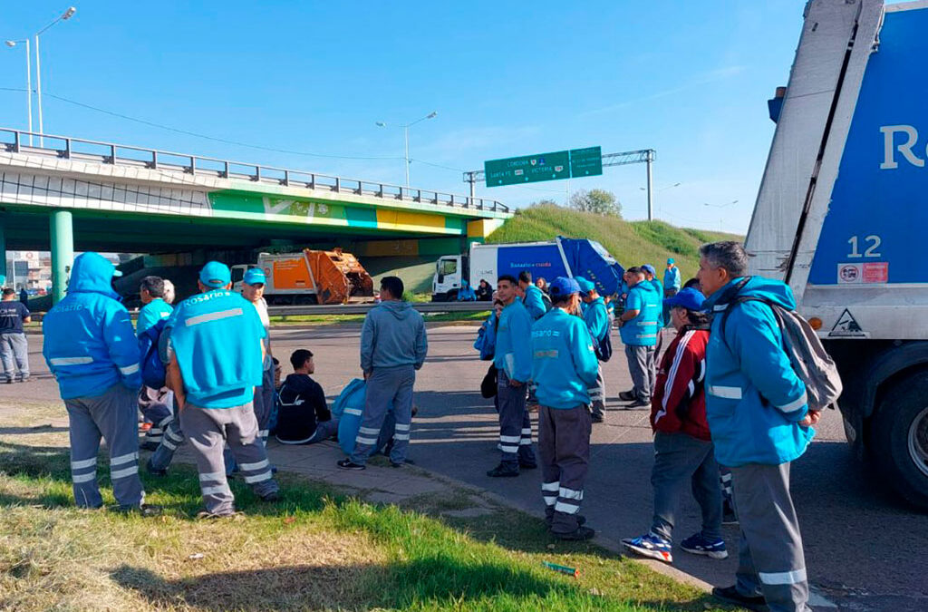 “Esto no da para más”, aseguró el titular del sindicato de recolectores que se encuentran de paro y movilización