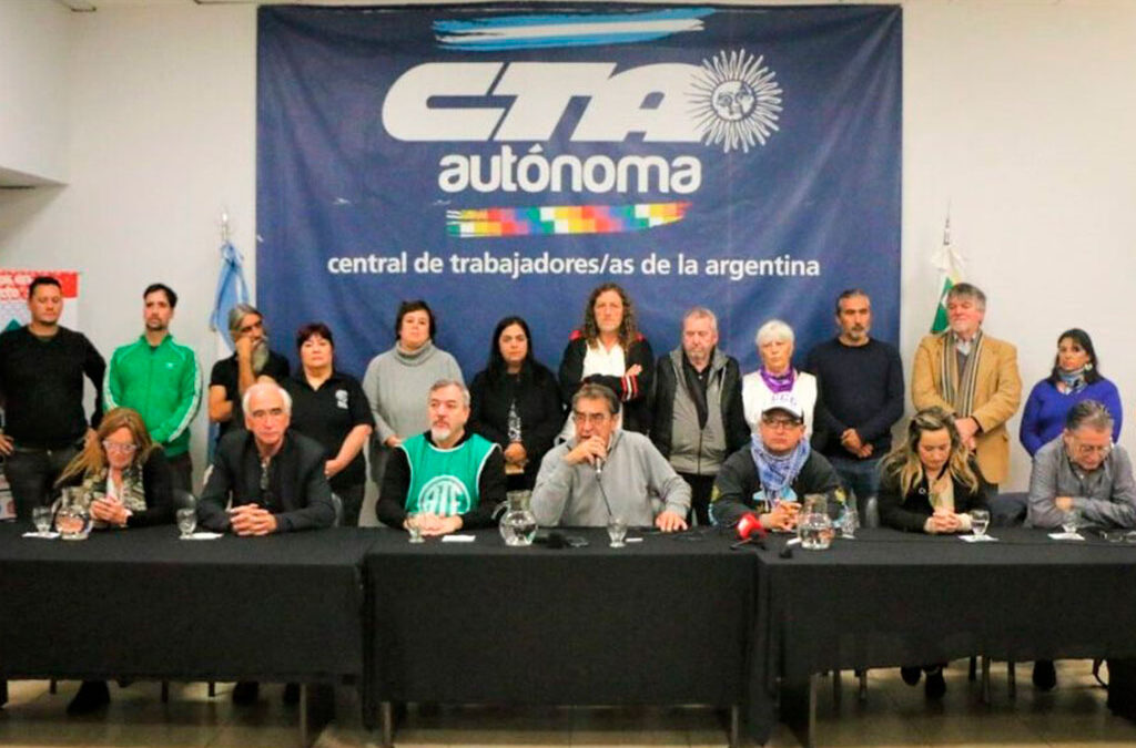 La CTA Autónoma ratificó el paro nacional del próximo 16 de junio: habrá cortes y marchas