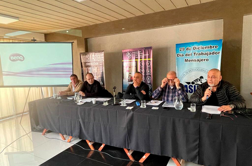 Gremios del transporte de la ITF reclamaron la regularización de personal de plataformas digitales