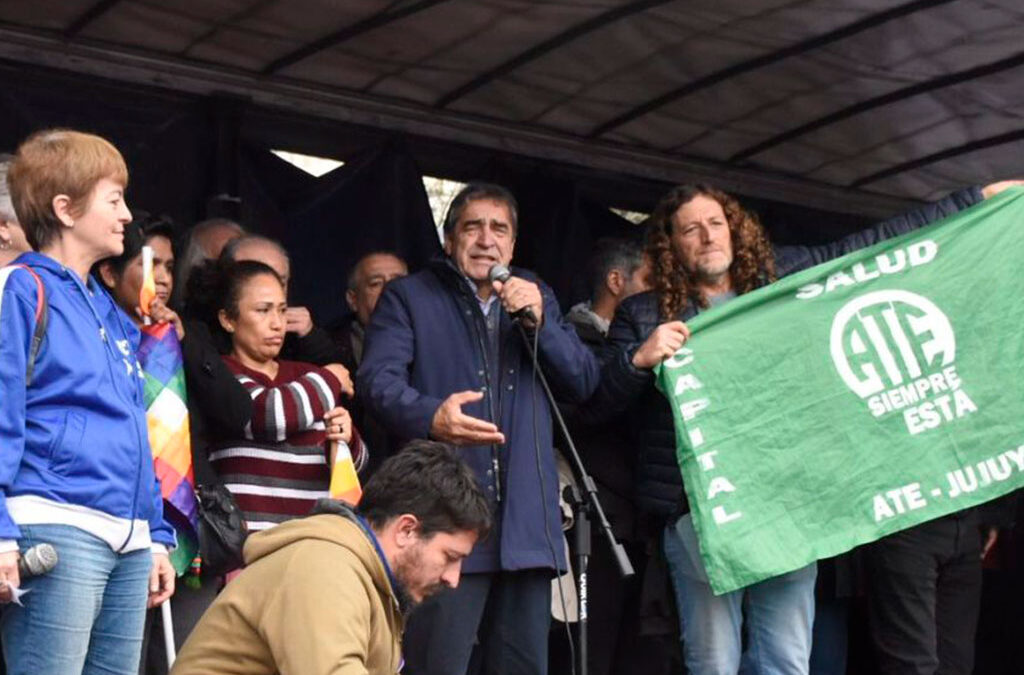 Las CTA y la UTEP reclamaron «ponerle límites a morales» y marcharon en el centro porteño
