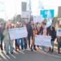 Docentes y alumnos de la Universidad Católica de Córdoba protestaron frente al campus por despidos