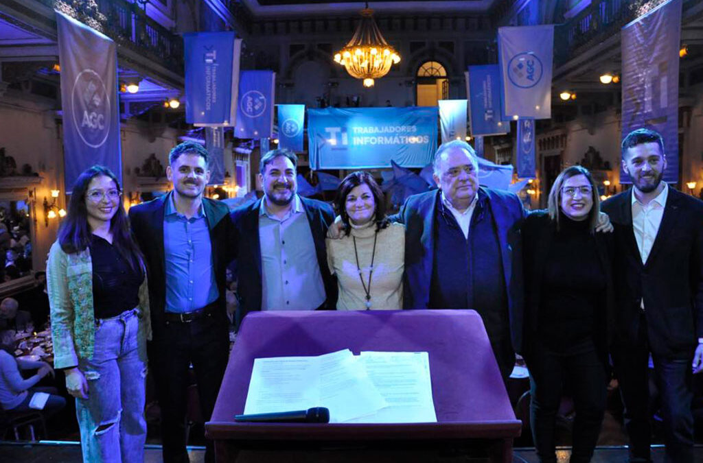 El sindicato de informáticos AGC recibió a la ministra Olmos y se llevó el compromiso de un convenio colectivo para la actividad