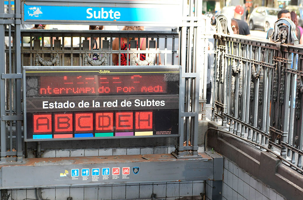 Alerta PARO DE SUBTE: cuándo es y cuáles son las LÍNEAS AFECTADAS
