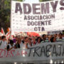 Ademys realiza un paro con marcha en rechazo a las políticas del Ministerio de Educación porteño