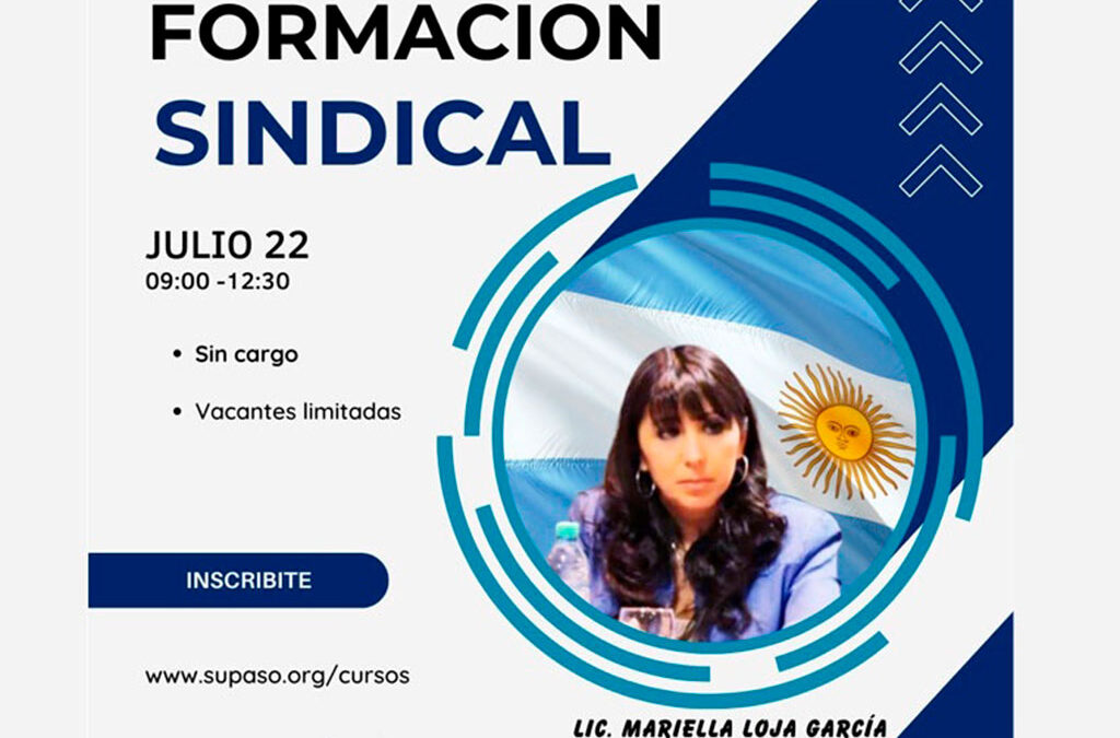 SUPASO convocó a un Encuentro de Formación Sindical: “Se viene un trabajo muy importante”