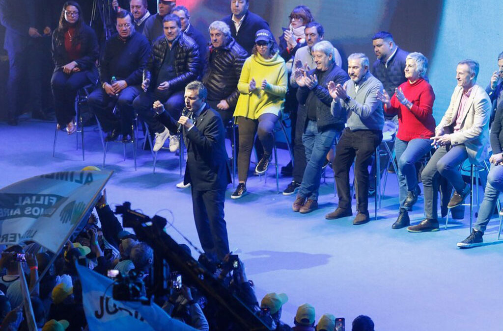 Massa con la CGT: «El domingo, cueste lo que cueste, debemos ganar»