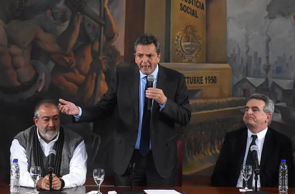La CGT apuesta todas sus fichas al triunfo de Massa, pero teme que su pérdida de poder se profundice