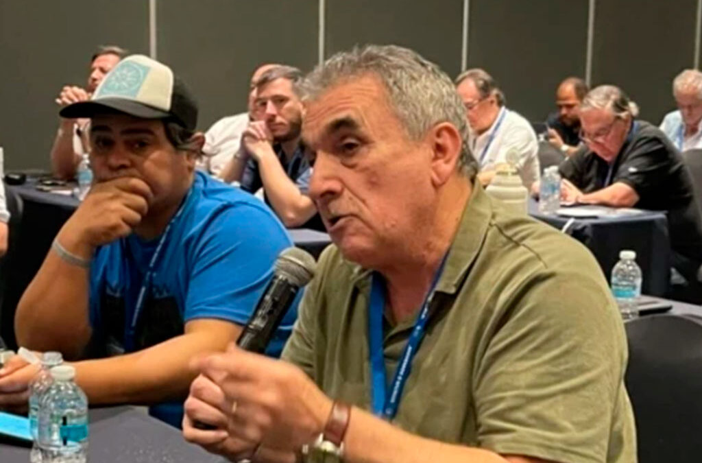 Schmid argumenta a favor del peaje en la Hidrovía durante la Conferencia Regional de América Latina en Cancún
