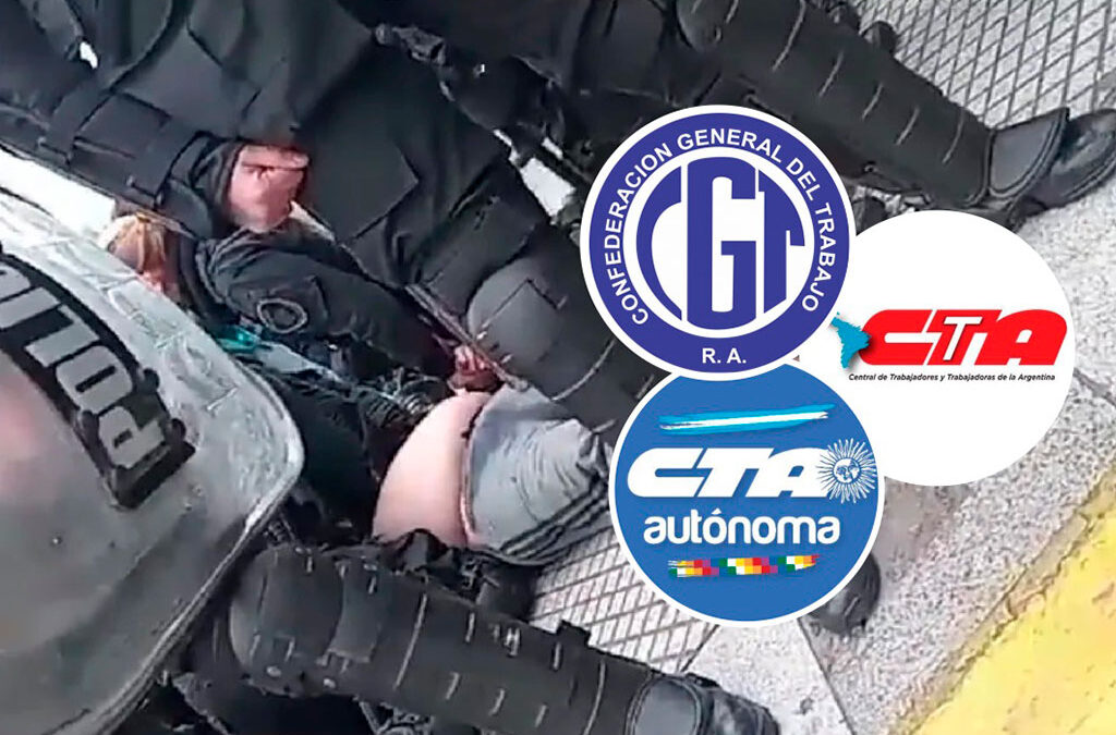 Centrales sindicales repudiaron la represión policial y exigieron justicia por Facundo Molares