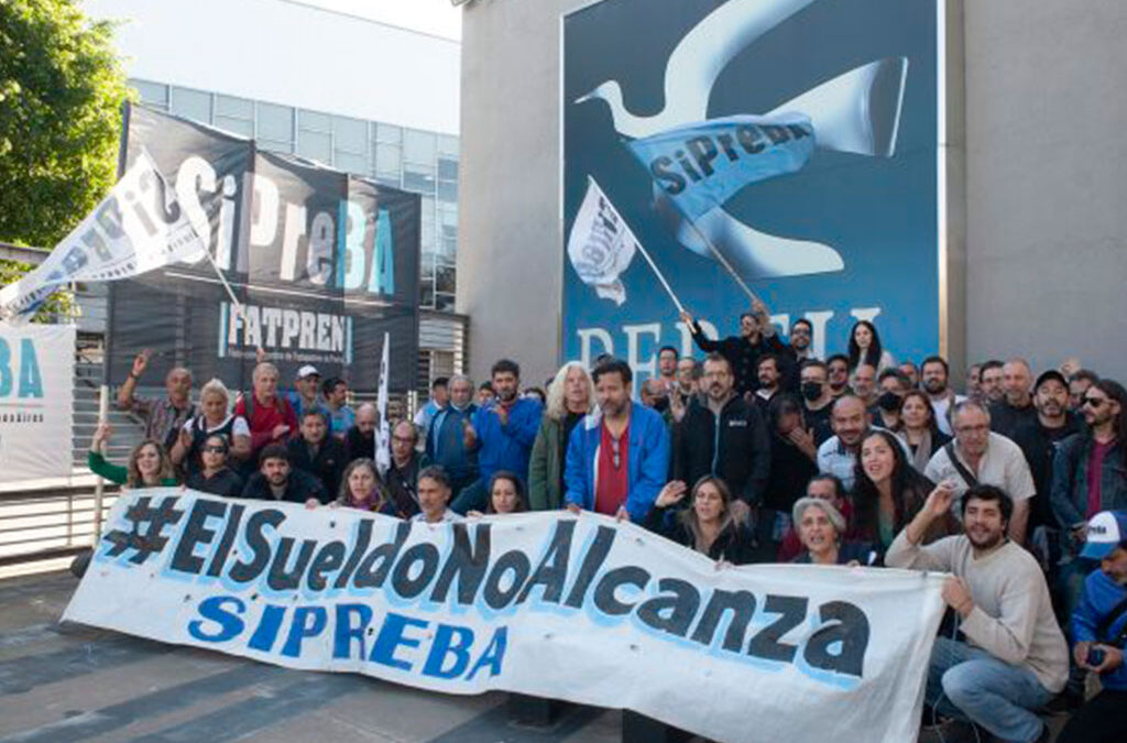 El sindicato de prensa Sipreba convoca al cese de tareas hoy y mañana para renegociar el «ínfimo y degradante» 36% de aumento anual cerrado por la Utpba
