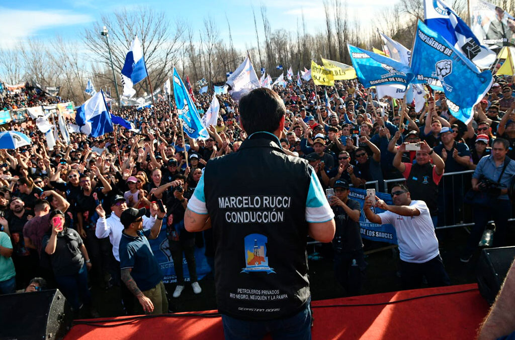Junto al gobernador electo, Rucci afirmó: «Somos el único sindicato en el país que ha logrado avances en el tema de eliminación del impacto del Impuesto a las Ganancias»